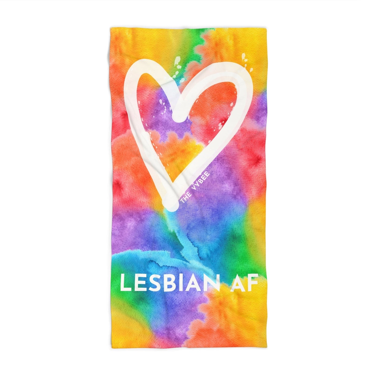 Lesbian AF Luxury Beach Towel