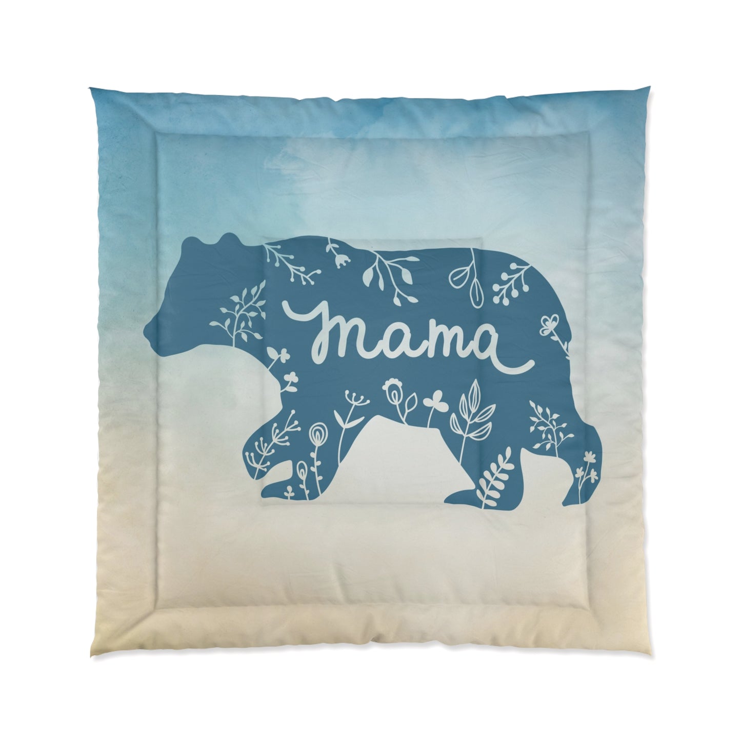 Mama Bear Comforter Beach Vibes