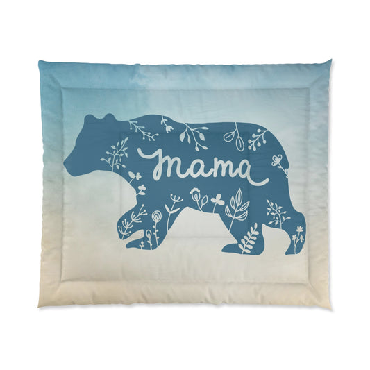 Mama Bear Comforter Beach Vibes