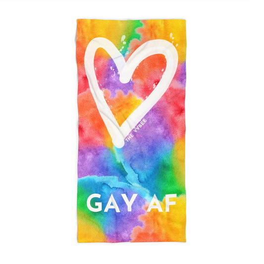 Gay AF Luxury Beach Towel