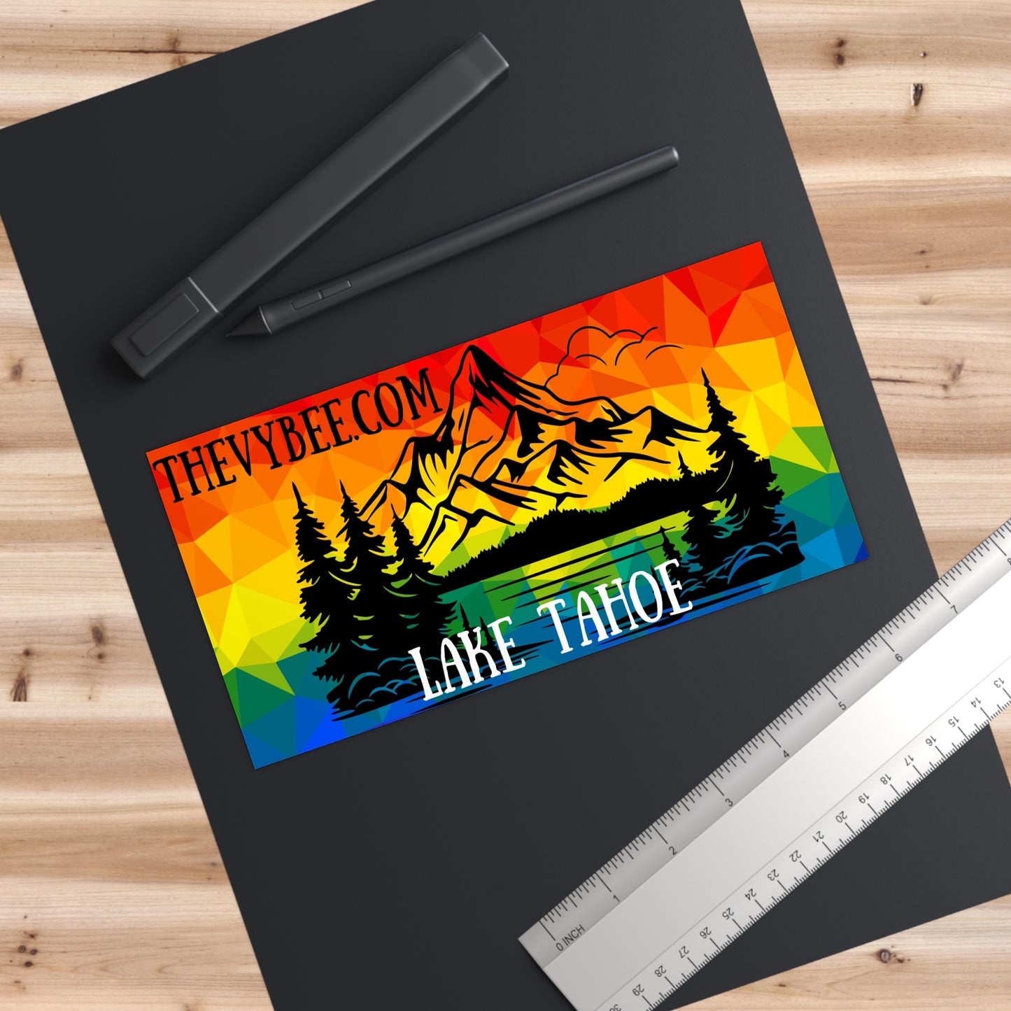 Lake Tahoe TheVybee.com Bumper Sticker