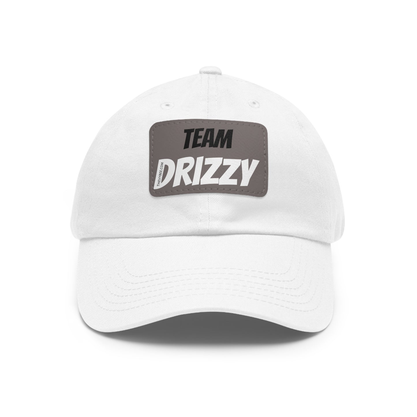 Team Drizzy Dad Hat Grey Leather
