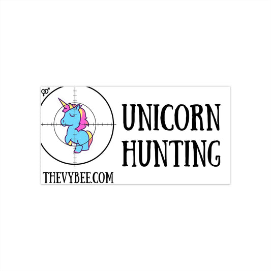 Unicorn Hunting Bumper Stickers