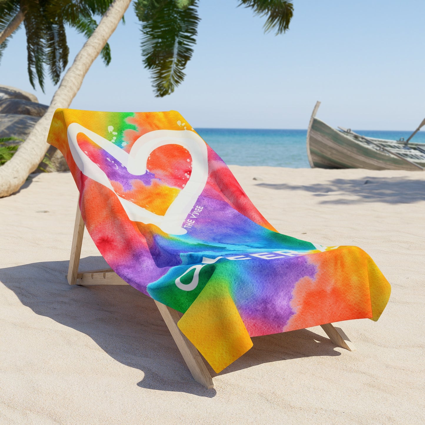 Queer AF Beach Towel