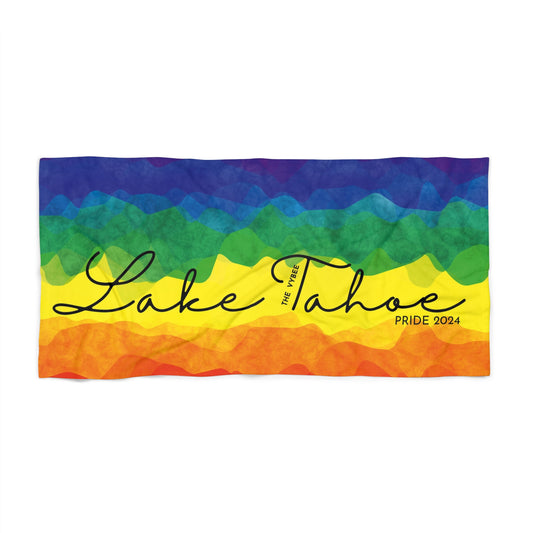 Lake Tahoe Pride 2024 Luxury Beach Towel