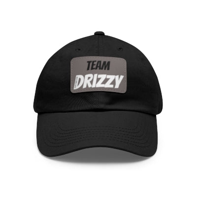 Team Drizzy Dad Hat Grey Leather