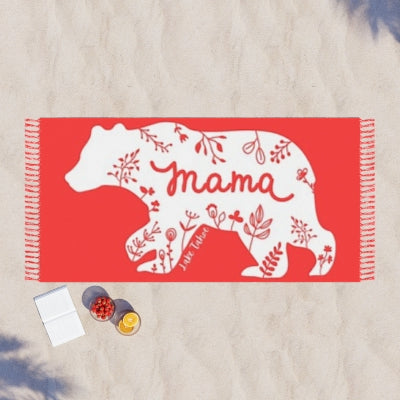 Lake Tahoe Mama Bear Boho Beach Cloth