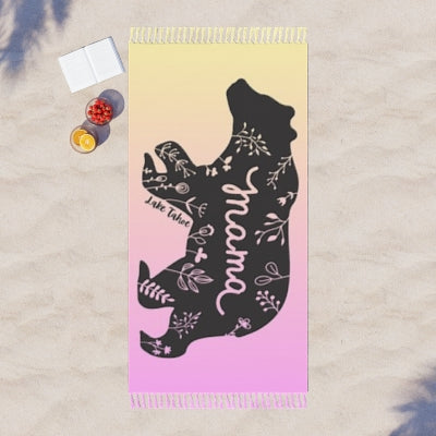 Lake Tahoe Mama Bear Boho Beach Cloth