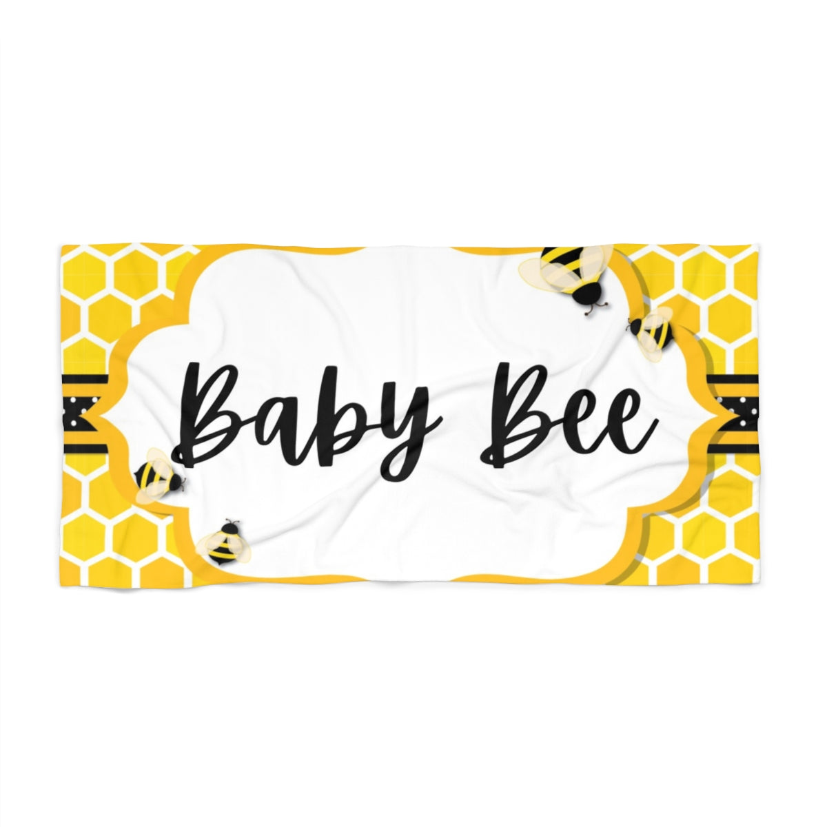 Queen Bee and Baby Bee Matching Luxury Beach Towels